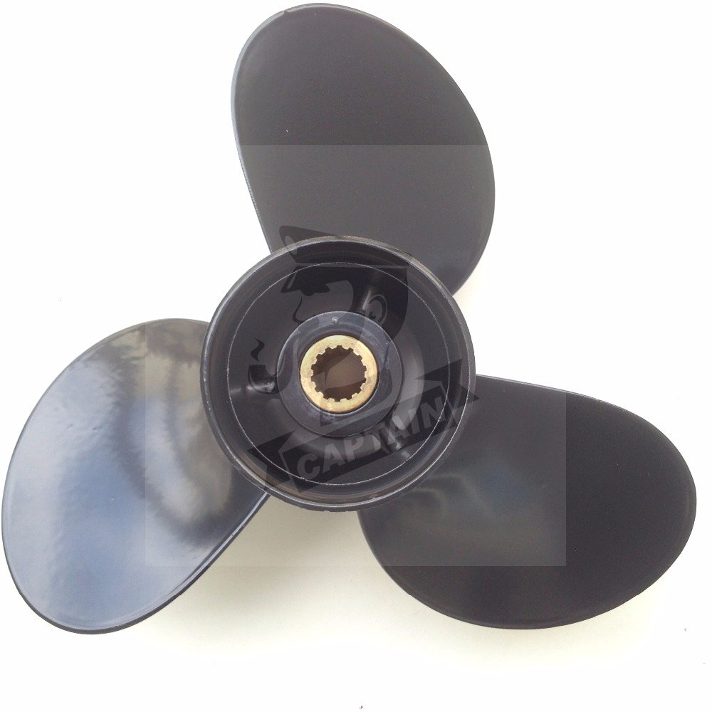 Hot Sale 10 1/2 x 10 RH 3 Blade Aluminum Boat Props For Tohatsu