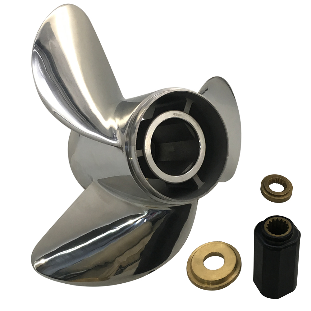 14 x 19 Stainless Steel Propeller For Yamaha Outboard Engine 150300HP