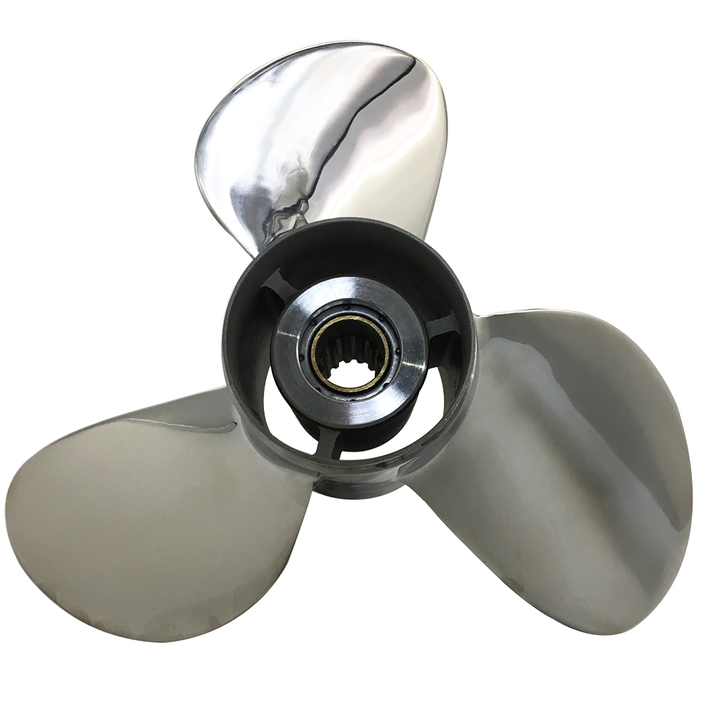 11 1/8 x 14 Stainless Steel Propeller For Honda Outboard Engine 59133