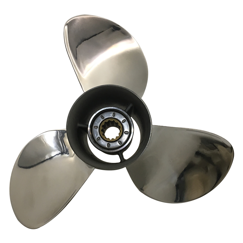 11 1/8 x 14 Stainless Steel Propeller For Yamaha Outboard Engine 25