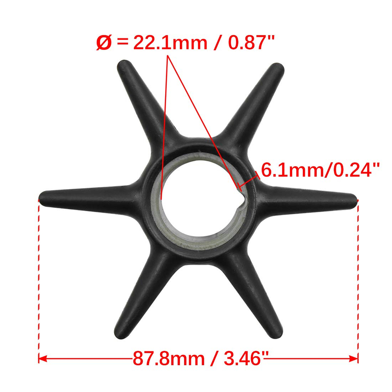 OEM Part No. 4743026T2 Water Pump Impeller For Mercury Buy 4743026